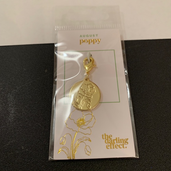 August Birth Flower Charm - Picture 1 of 3
